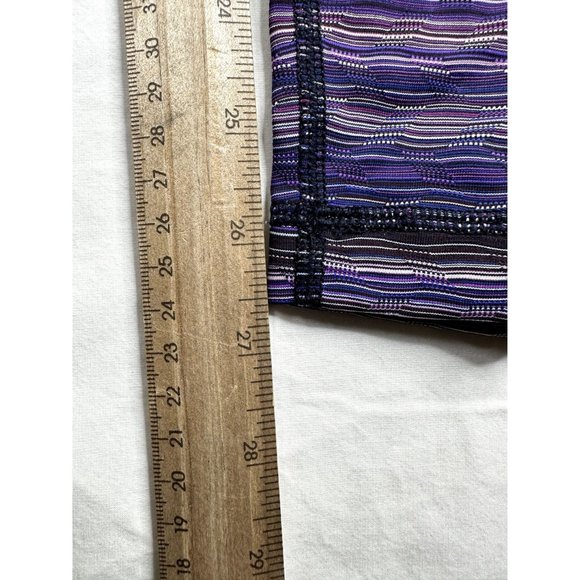 Lululemon‎ Womens Speed Tight Leggings sz 4 Purple/Black - Picture 5 of 8